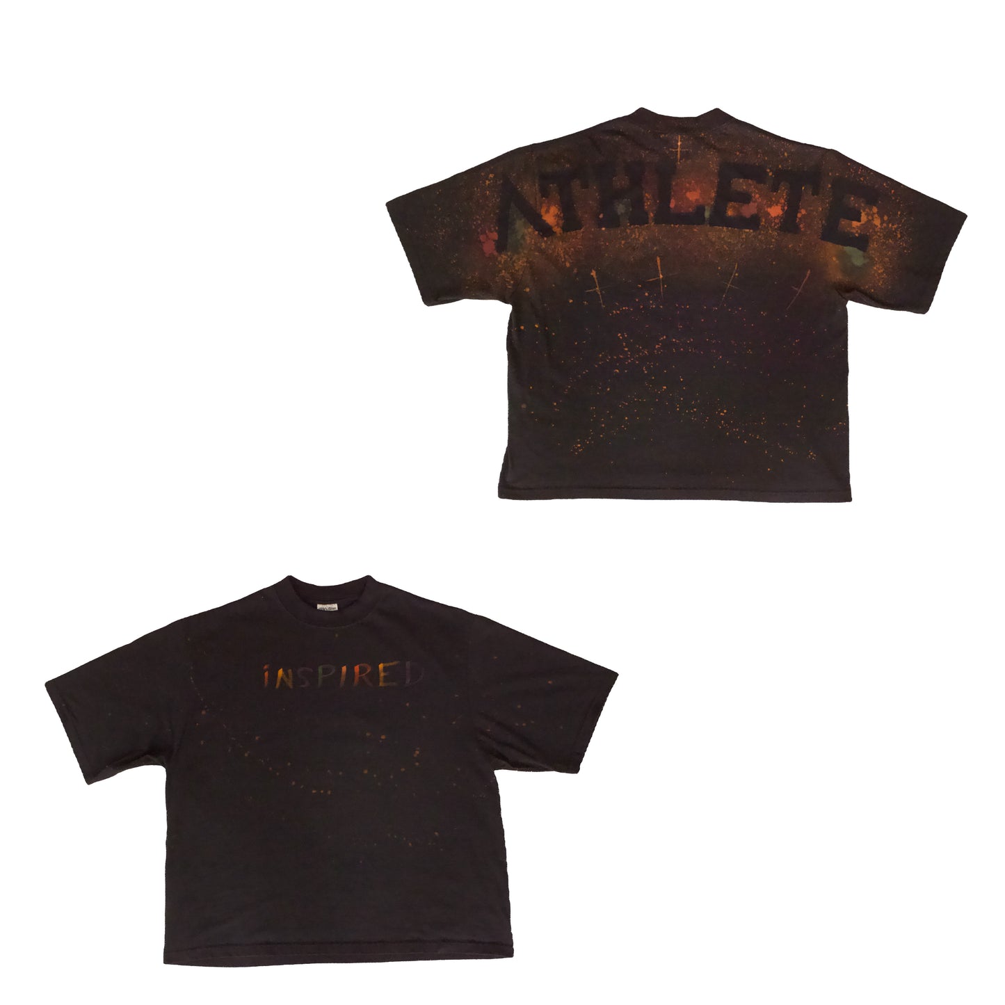 iNSPIRED ATHLETE Canvas Nebula Oversized T Shrit