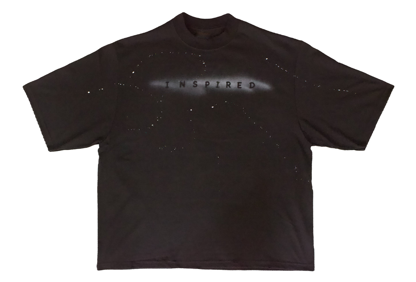 INSPIRED ATHLETE Canvas Milky Way Oversized T Shirt